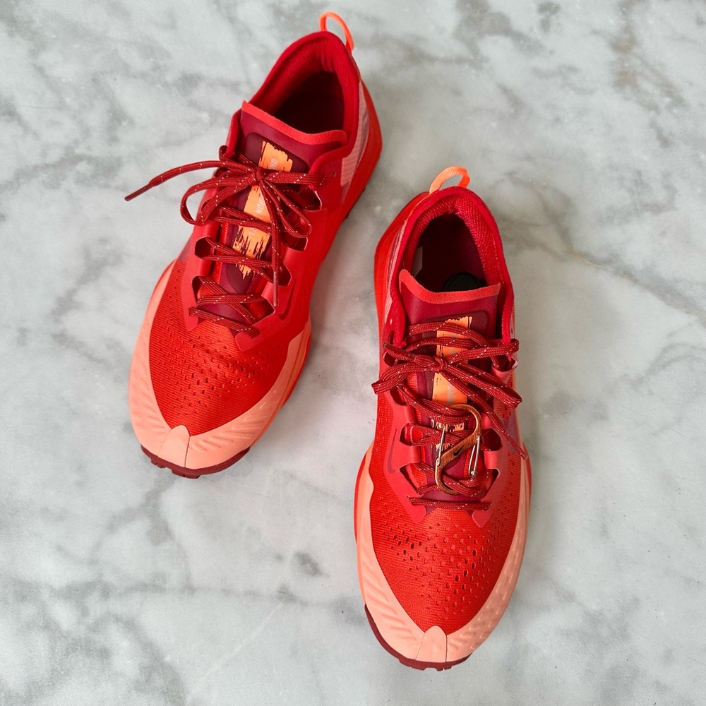 Nike Air Zoom Terra Kiger 7 Orange / Red Trail Running Shoes DM9469-800 W 10.5